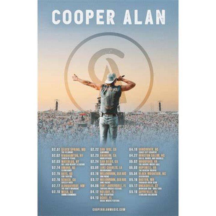 Cooper Alan - 2024 Tour Dates & Concert Schedule - Live Nation