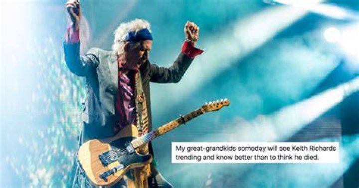 Keith Richards Became a Meme Due to Confusion Over Whether He Died