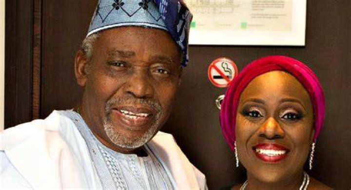 Olu Jacobs and wife Joke Silva