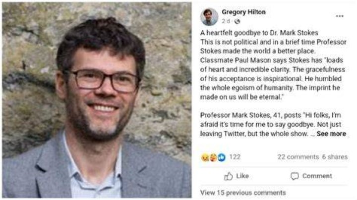 Scientist Mark Stokes Final Tweet Before Death Goes Viral