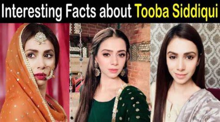 Tooba Siddiqui – Biography, Facts & Life Story